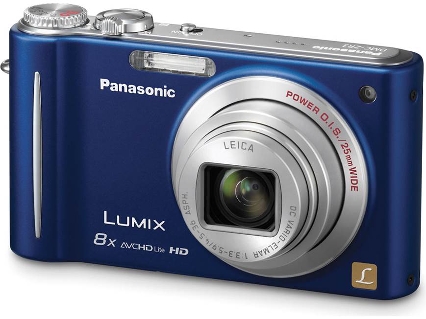 Panasonic Lumix DMC-ZR3 (Blue) 14.1-megapixel digital camera with