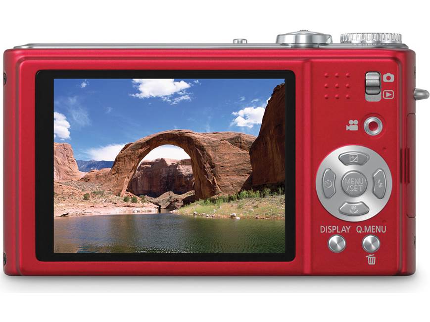Panasonic Lumix DMC-ZR3 (Red) 14.1-megapixel digital camera with