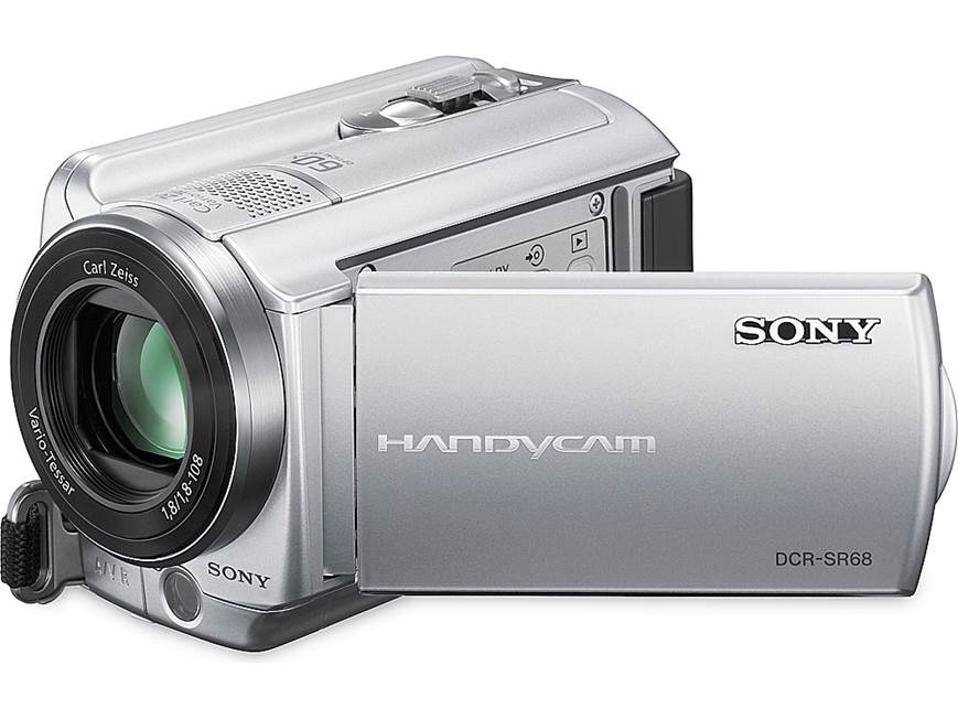Sony DCR-SR68 Handycam® (Silver) 80GB standard-definition hard
