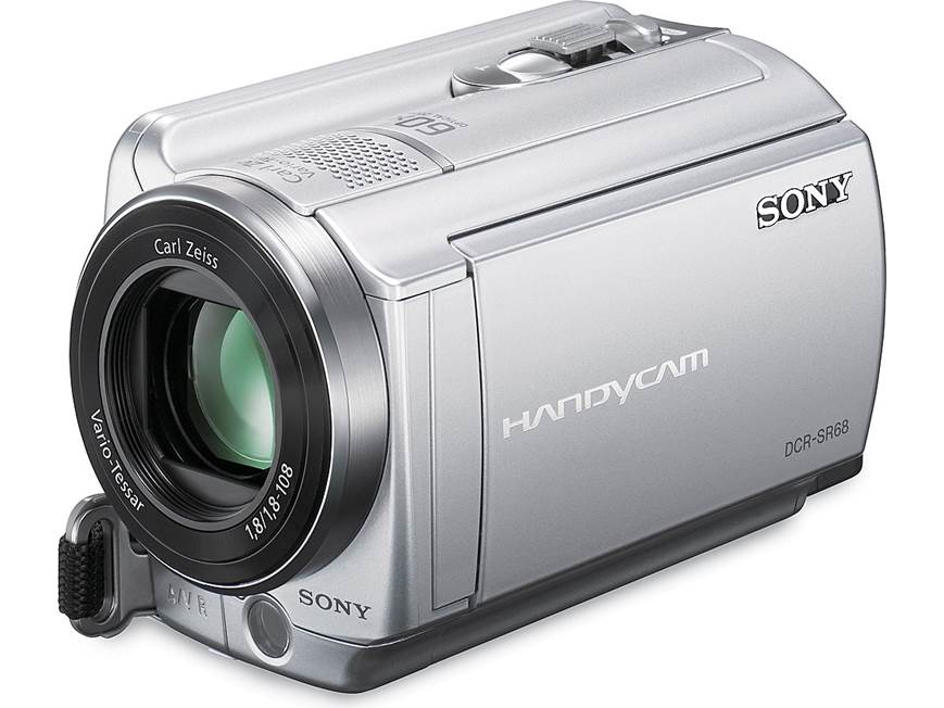 Sony DCR-SR68 Handycam® (Silver) 80GB standard-definition hard