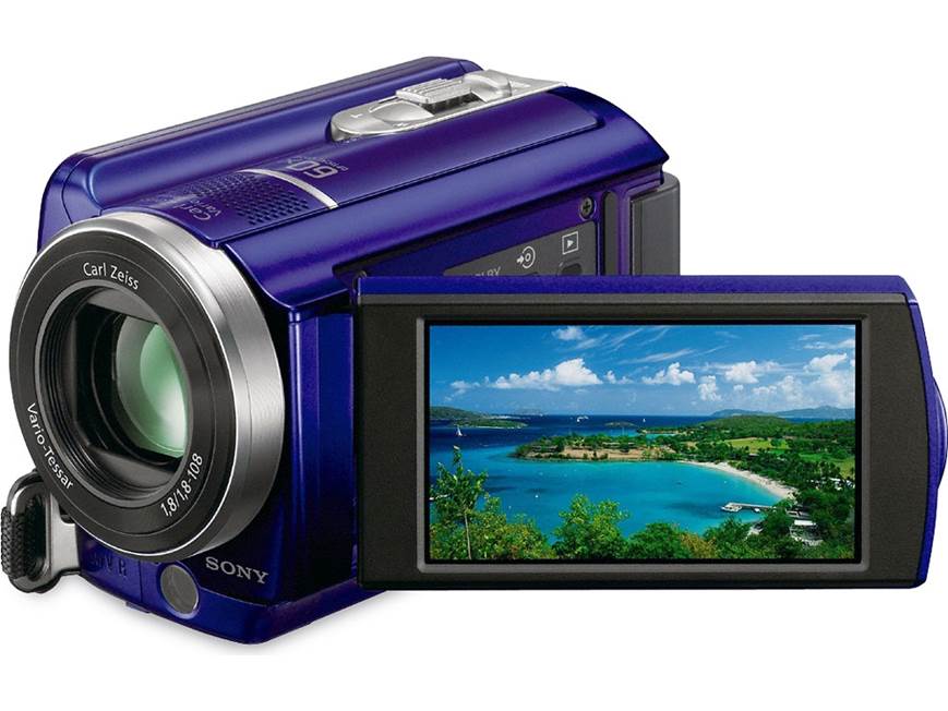 Sony DCR-SR68 Handycam® (Blue) 80GB standard-definition hard drive