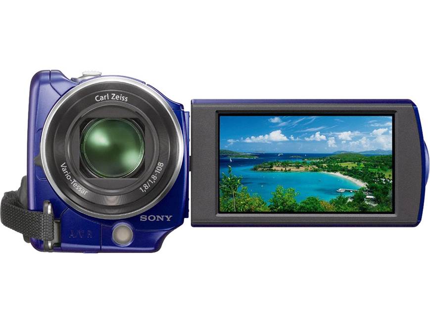 Sony DCR-SR68 Handycam® (Blue) 80GB standard-definition hard drive