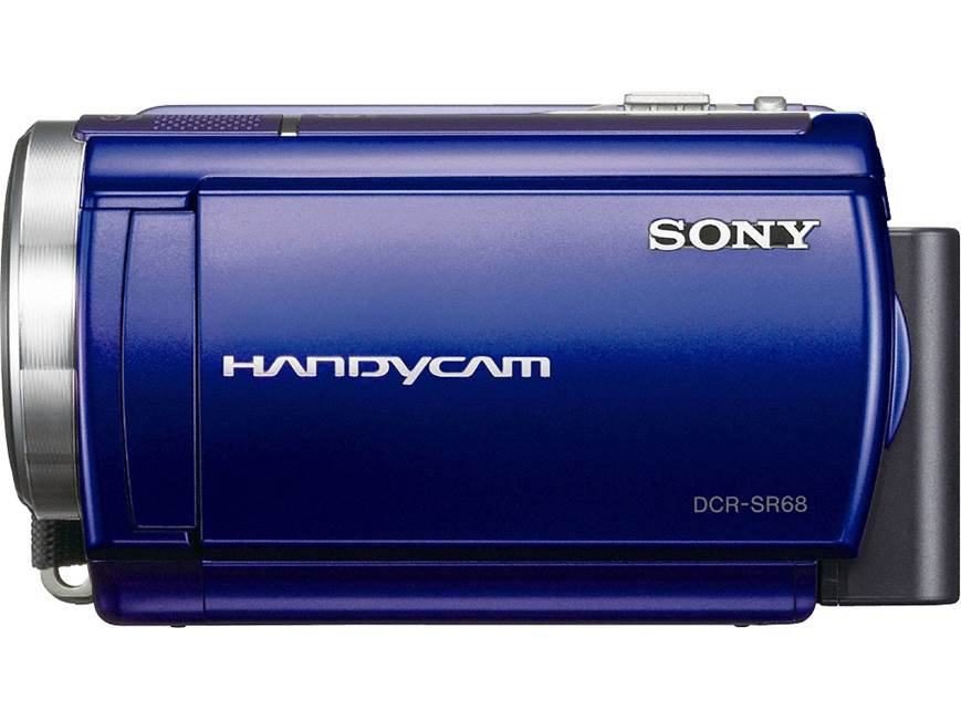 Sony DCR-SR68 Handycam® (Blue) 80GB standard-definition hard drive