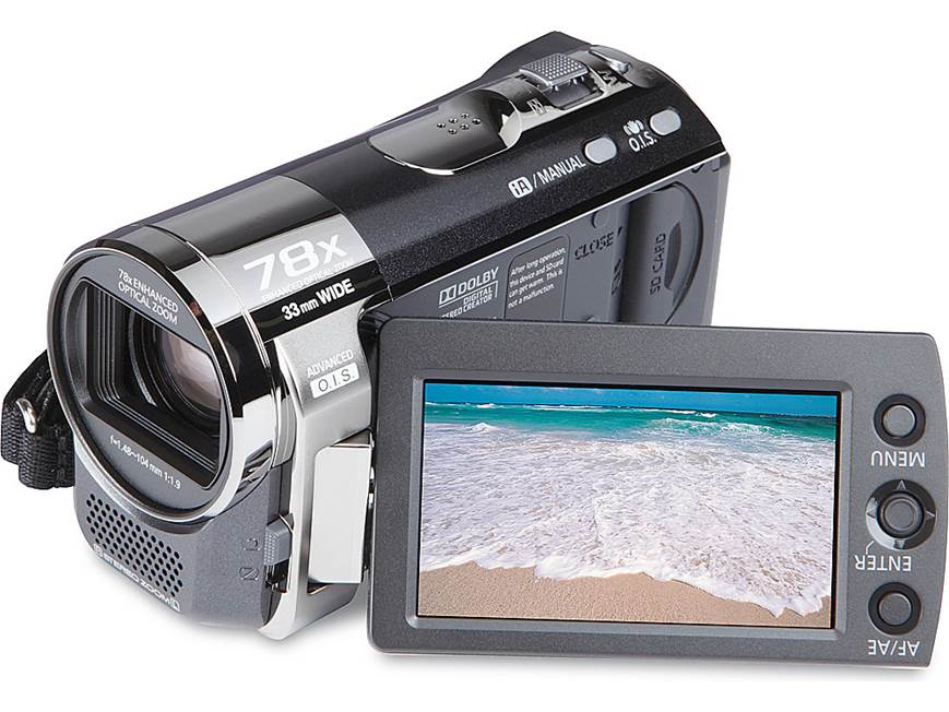Panasonic SDR-S50 (Black) Standard-definition camcorder with 78X
