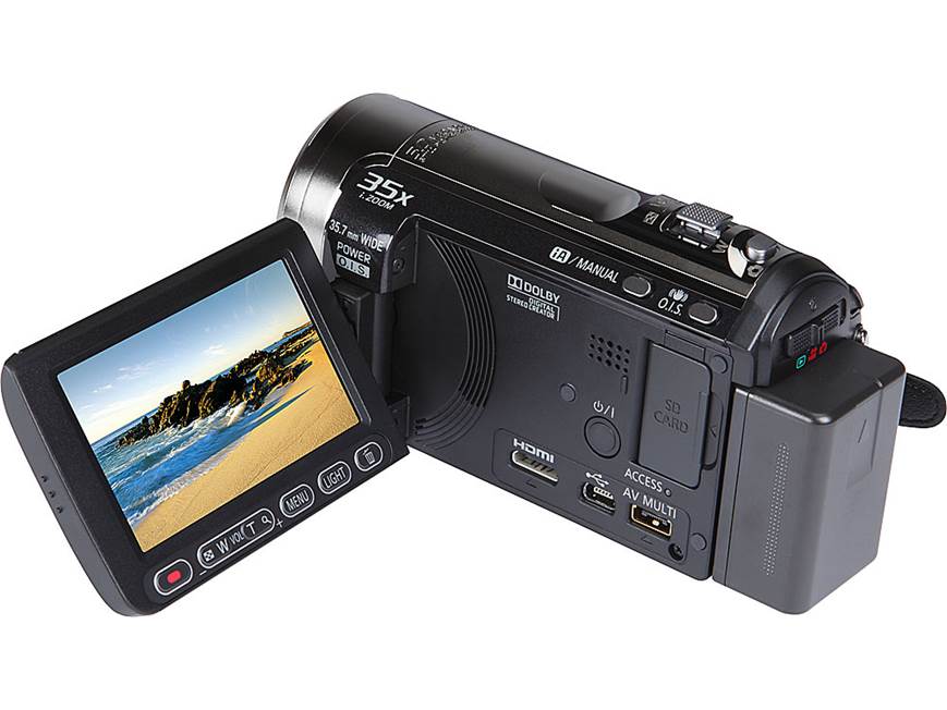 Panasonic HDC-SD60 (Black) HD camcorder with 25X optical zoom