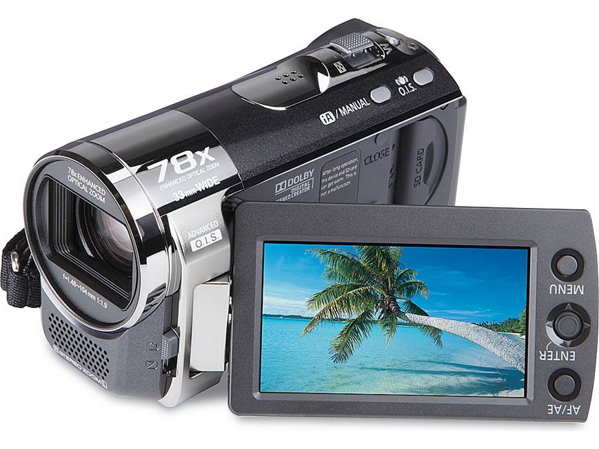 Panasonic SDR-T50K Standard-definition camcorder with 78X optical
