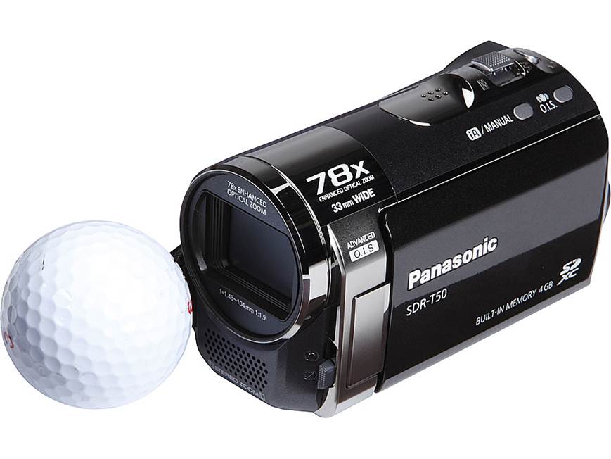 Panasonic SDR-T50K Standard-definition camcorder with 78X optical