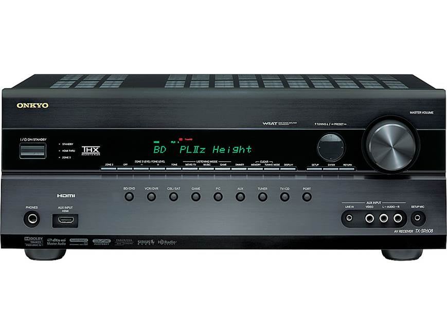 Onkyo TX-SR608 Home theater receiver with 3D-ready HDMI switching