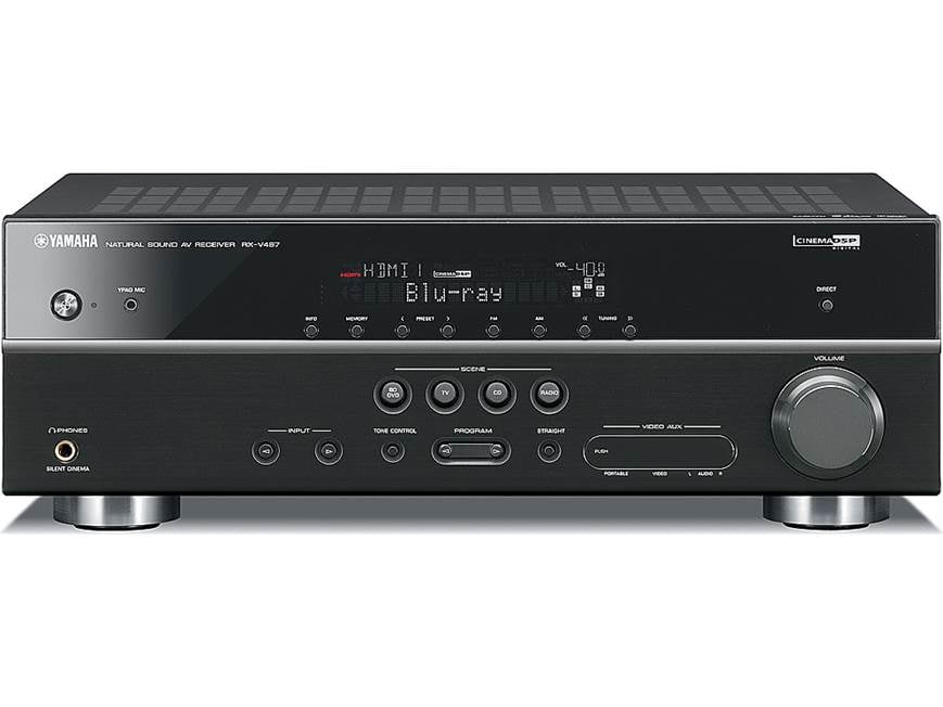 【値下】YAMAHAヤマハ AVレシーバーRX-V467 Yamaha RX-V467 Home theater receiver with 3D-ready HDMI switching