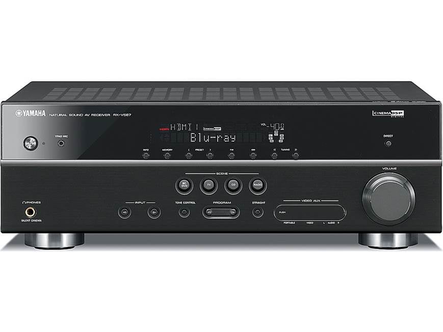 Yamaha RX-V567 Home theater receiver with 3D-ready HDMI switching