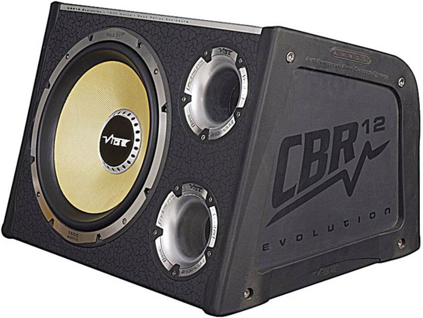 VIBE CBR12 EVO Active Ported enclosure with 300-watt amplifier and