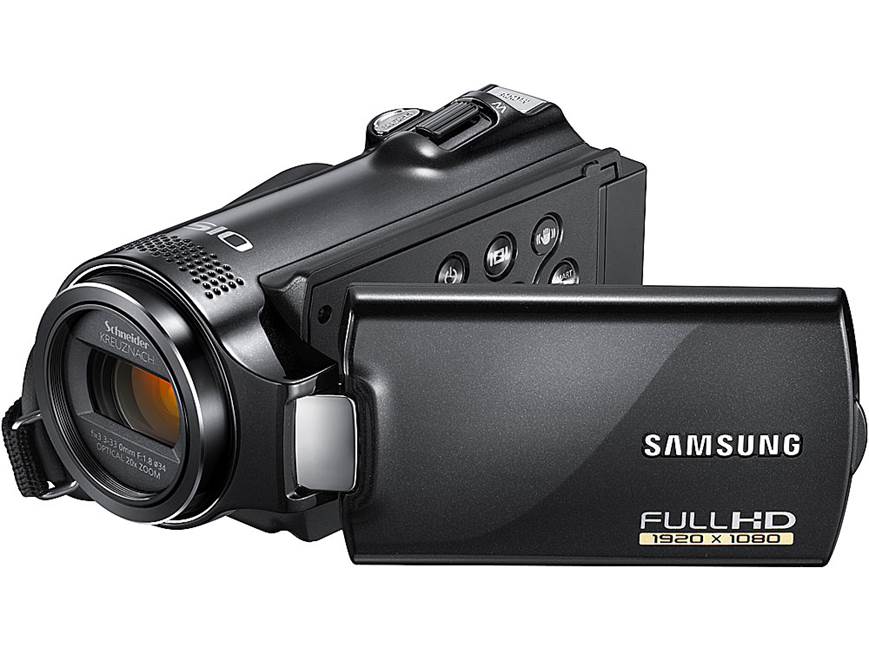 Samsung HMX-H204 HD camcorder with 16GB flash memory at Crutchfield