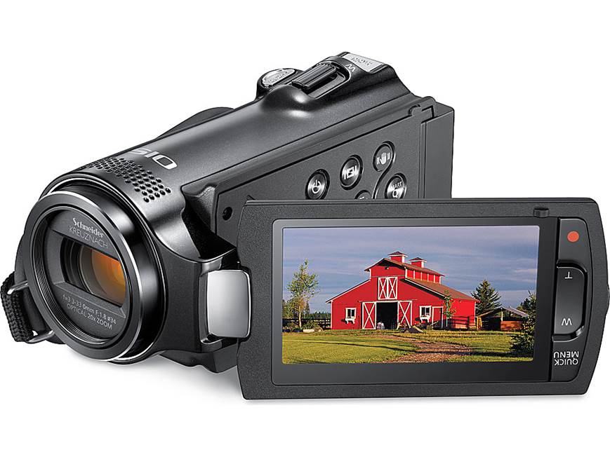 Samsung HMX-H205 HD camcorder with 32GB flash memory at Crutchfield