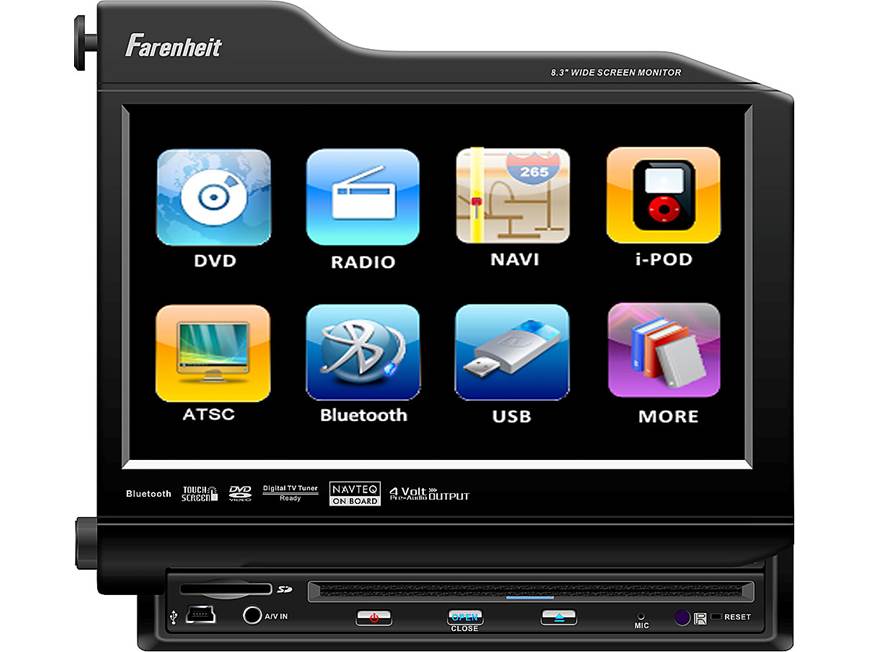 一般のリモート・コントロールFarenheit ti-712?ti-710t tid-893?DVD CD USB SD AM FM mp3プレーヤーBluetoothカーステレオ受信機 ggw725x Farenheit TI-712T Car DVD Player, 7