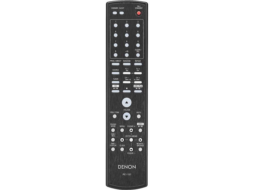 Denon D-M38 CD/AM/FM micro desktop stereo system at Crutchfield