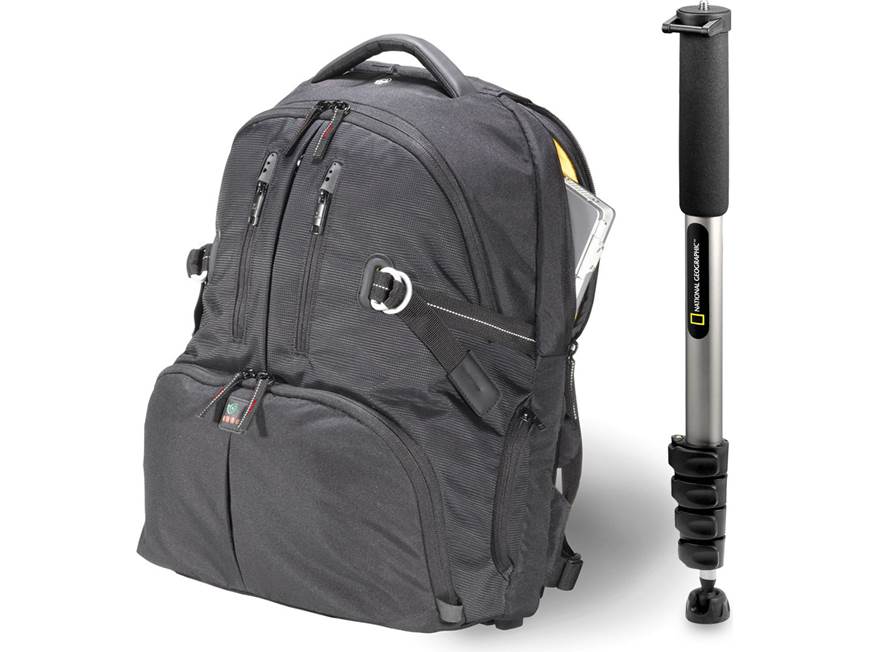 Kata DR-466 Rucksack with National Geographic monopod at Crutchfield