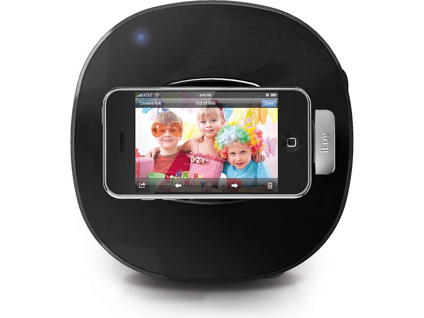 iLuv for with Speaker Dock - Cube iPod Audio Clock docks radio