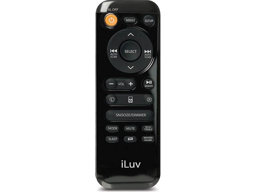 iLuv iMM183 Clock radio with dual docks for iPod®/iPhone® and