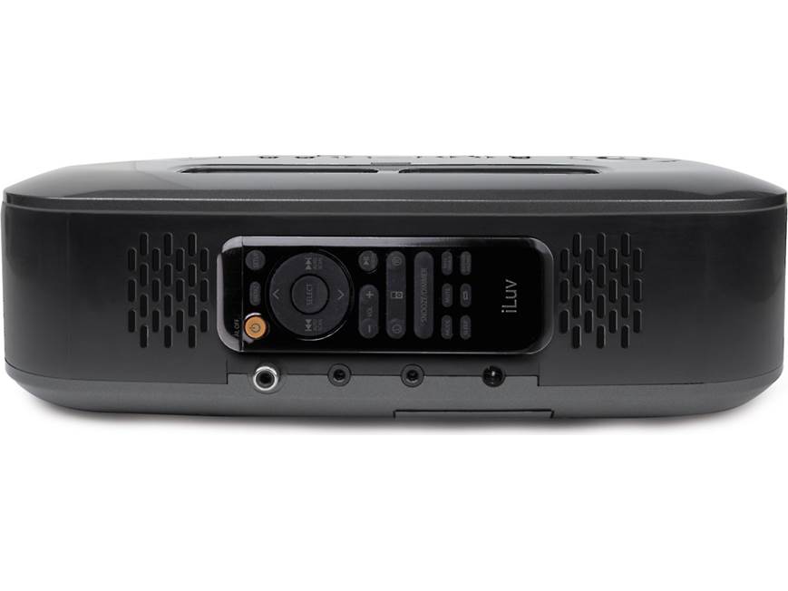 iLuv iMM183 Clock radio with dual docks for iPod®/iPhone® and