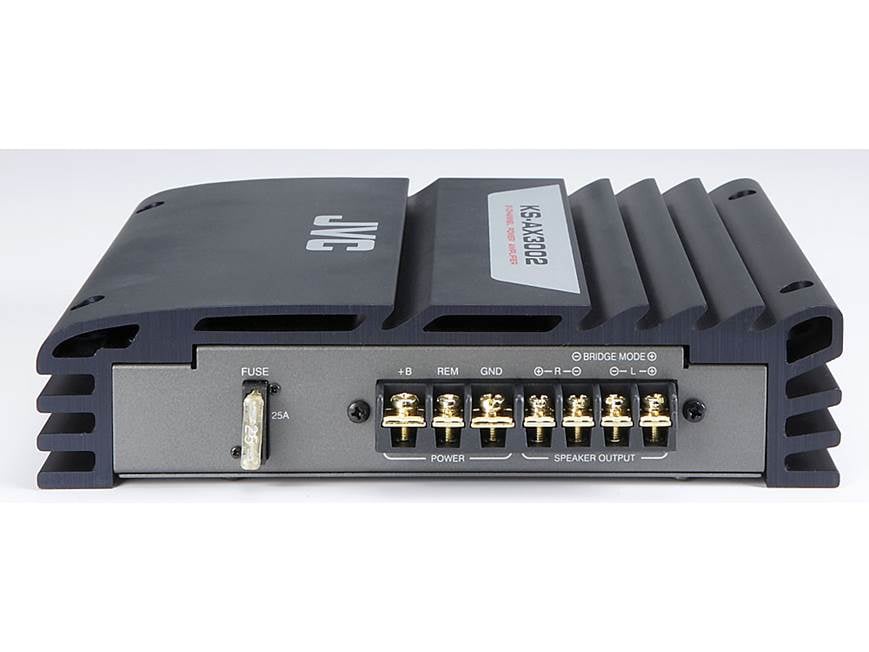 JVC KS-AX3002 2-channel car amplifier — 65 watts RMS x 2 at
