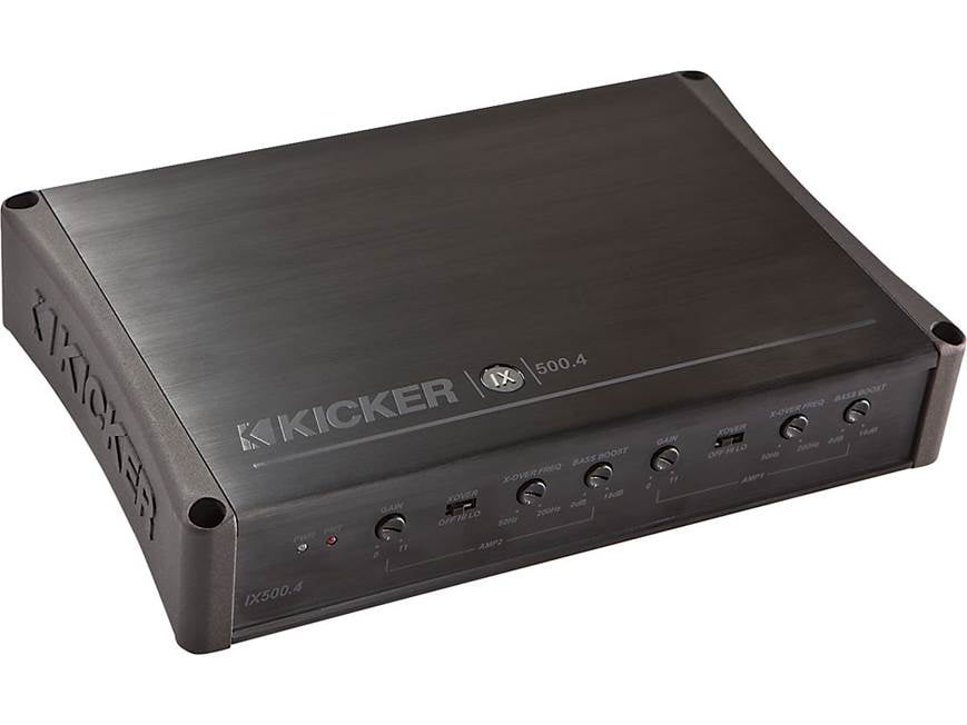 KICKER IX500.4 パワーアンプ Kicker IX500.4 4-channel car amplifier — 75 watts RMS x 4 at