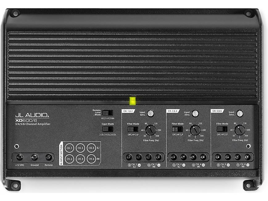 JL AUDIO XD600/6 6チャンネルパワーアンプ JL Audio XD600/6 6-channel car amplifier — 75 watts RMS x 6 (New