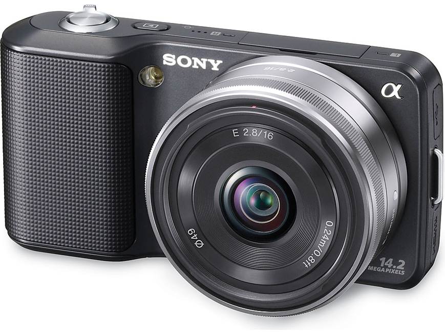 Sony NEX-3A (Black) 14-megapixel digital camera with 16mm wide
