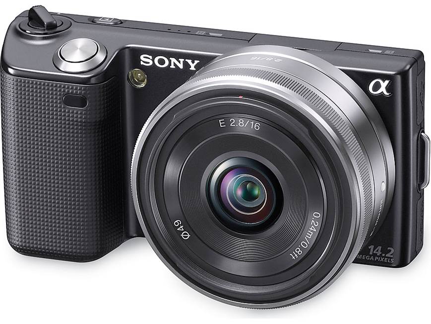 Sony NEX-5A (Black) 14-megapixel digital camera with 16mm wide