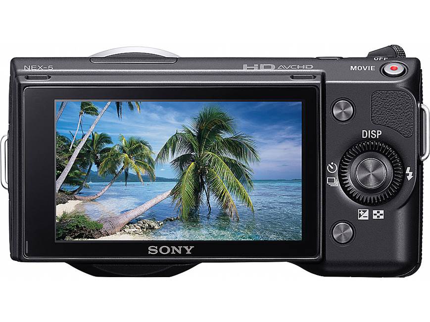Sony Alpha NEX-5K (Black) 14-megapixel digital camera with 18-55mm