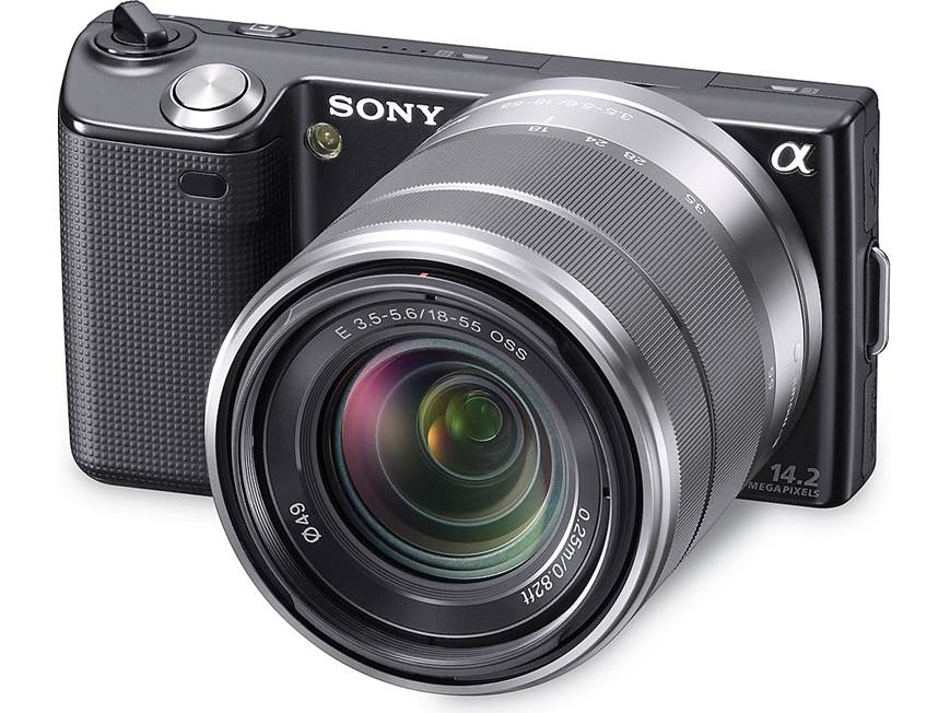 Sony Alpha NEX-5K (Black) 14-megapixel digital camera with 18-55mm
