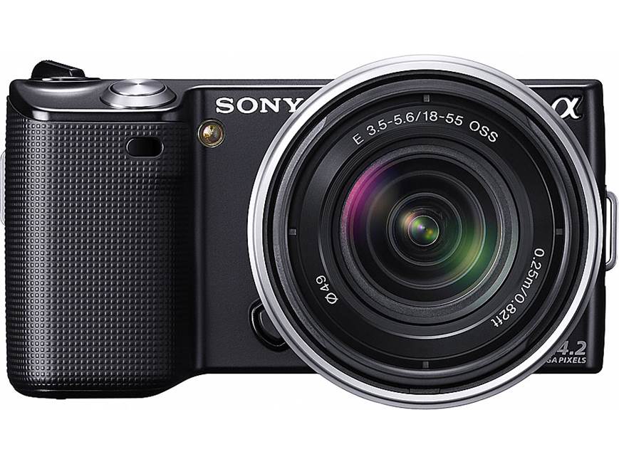 Sony Alpha NEX-5K (Black) 14-megapixel digital camera with 18-55mm