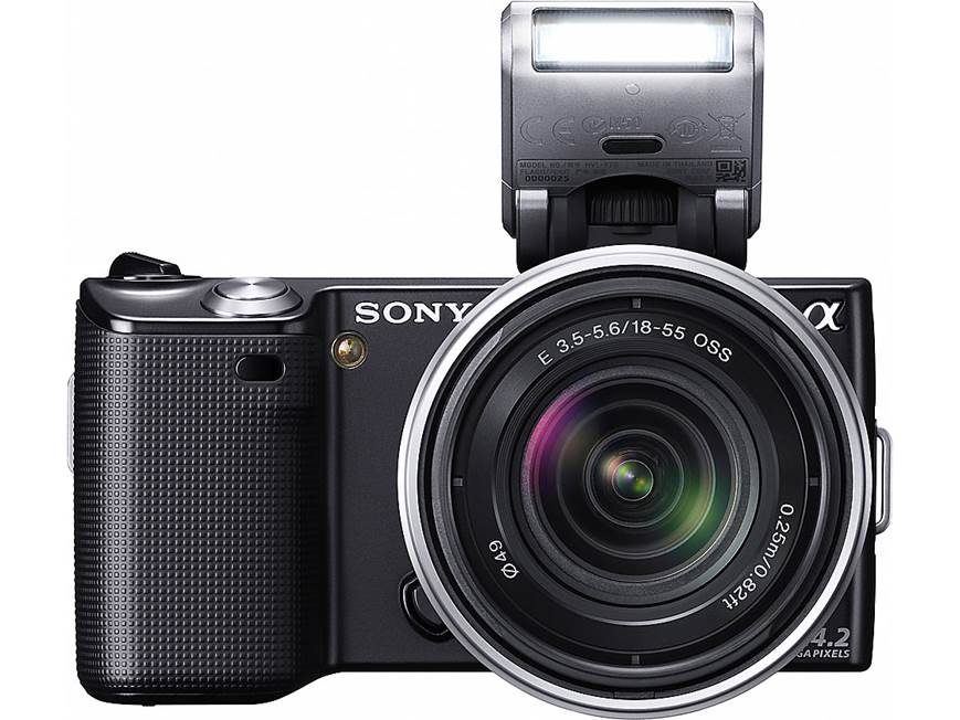 Sony Alpha NEX-5K (Black) 14-megapixel digital camera with 18-55mm