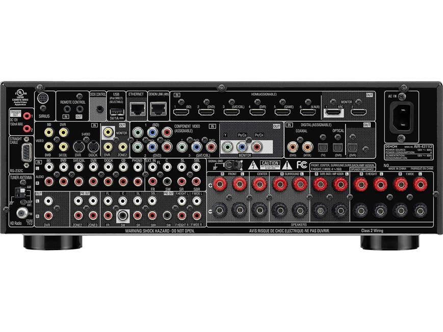 Denon AVR-4311CI 9.2-channel home theater receiver, Internet-ready