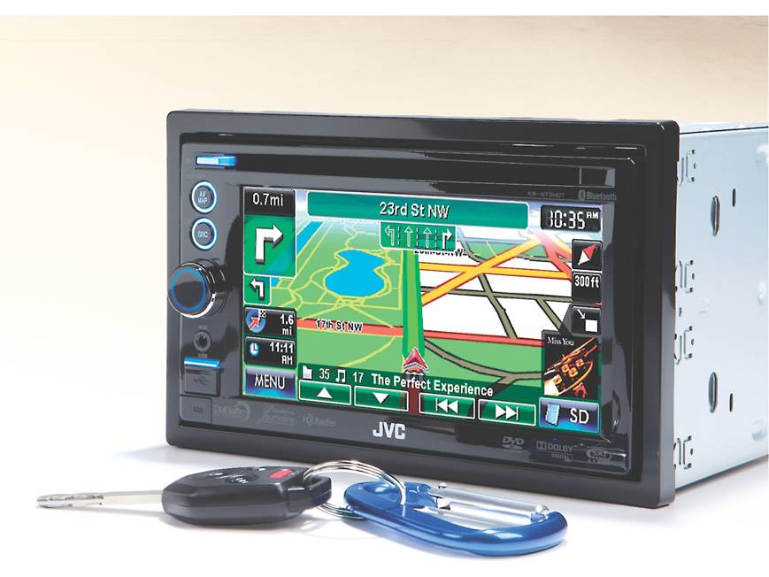 JVC KW-NT3HDT Navigation receiver at Crutchfield