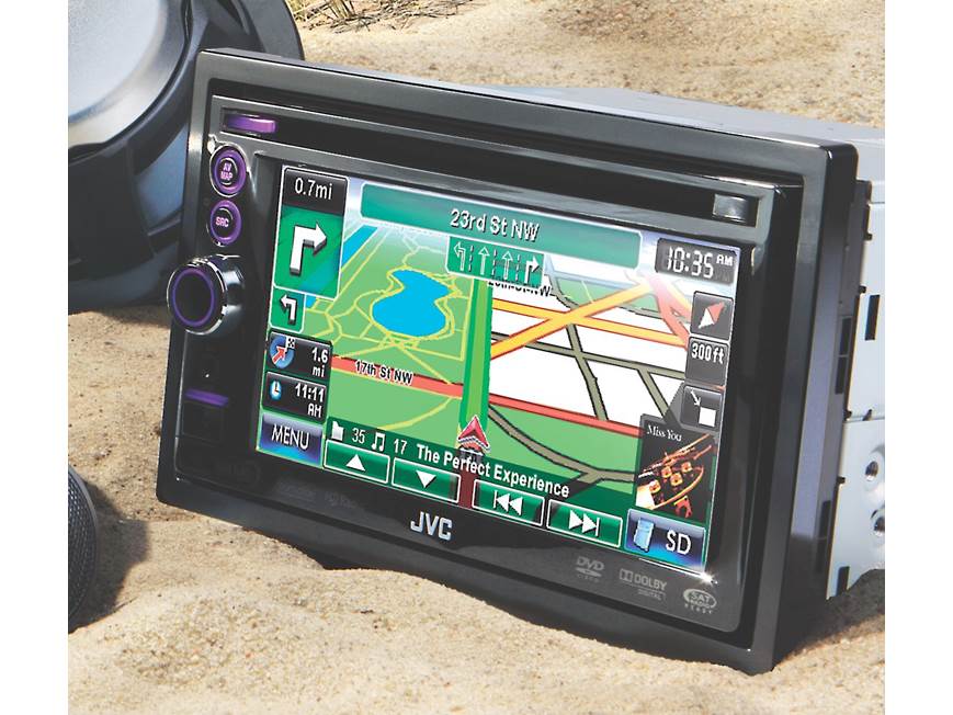 JVC KW-NT3HDT Navigation receiver at Crutchfield
