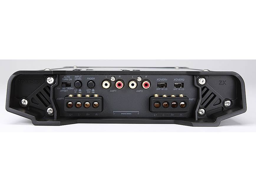 Kicker ZXM350.4 Marine amplifier — 60 watts RMS x 4 at Crutchfield
