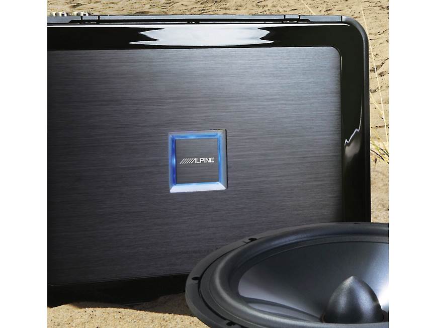 Alpine PDX-M12 Mono subwoofer amplifier — 1200 watts RMS x 1 at 2
