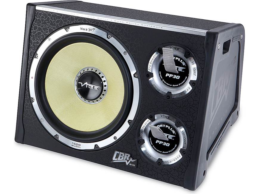 VIBE CBR12 EVO Active Ported enclosure with 300-watt amplifier and