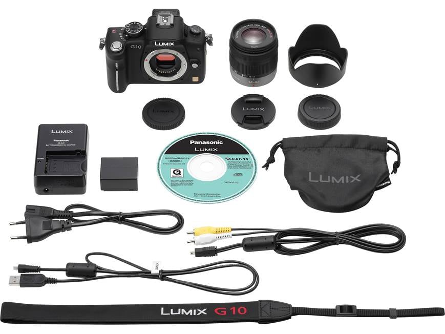 Panasonic DMC-G10K 12.1-megapixel digital camera with 14-42mm