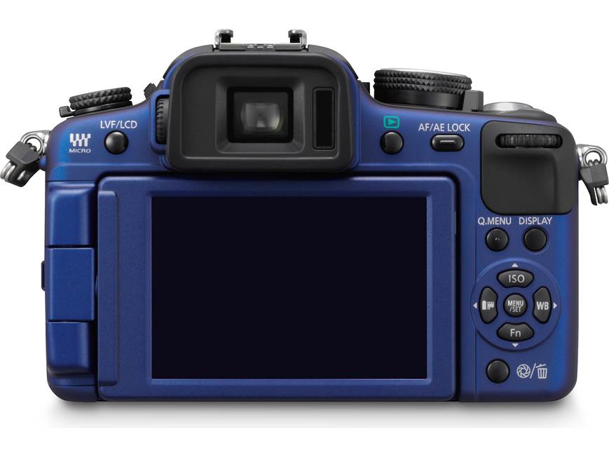 Panasonic DMC-G2 (Blue) 12.1-megapixel digital camera with 14-42mm
