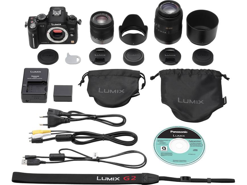Panasonic DMC-G2 (Black) 12.1-megapixel digital camera with 14
