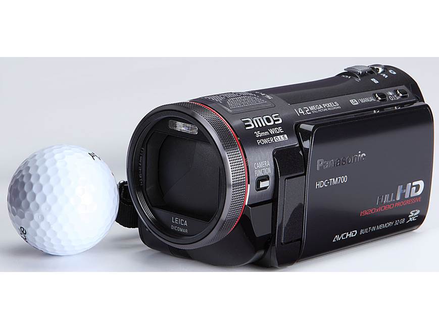 Panasonic HDC-TM700K HD camcorder with pro control and 32GB flash