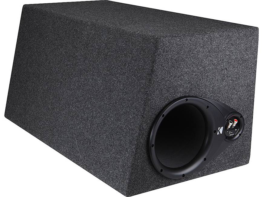 Kicker 10DC122 Ported enclosure with dual 12