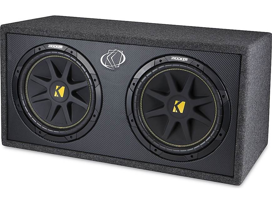 Kicker 10DC122 Ported enclosure with dual 12