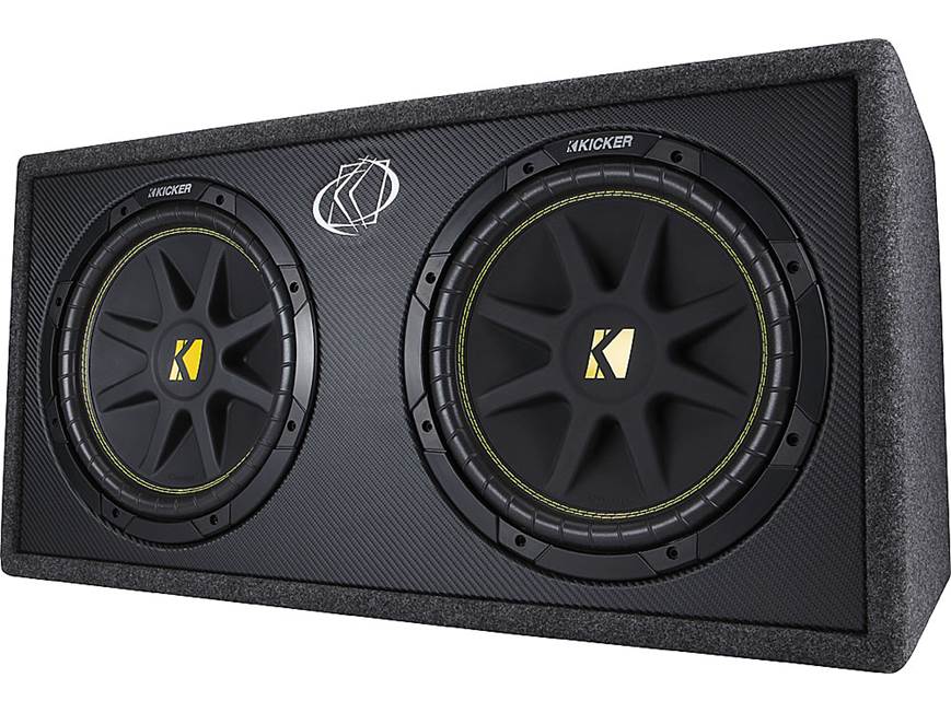 Kicker 10DC122 Ported enclosure with dual 12