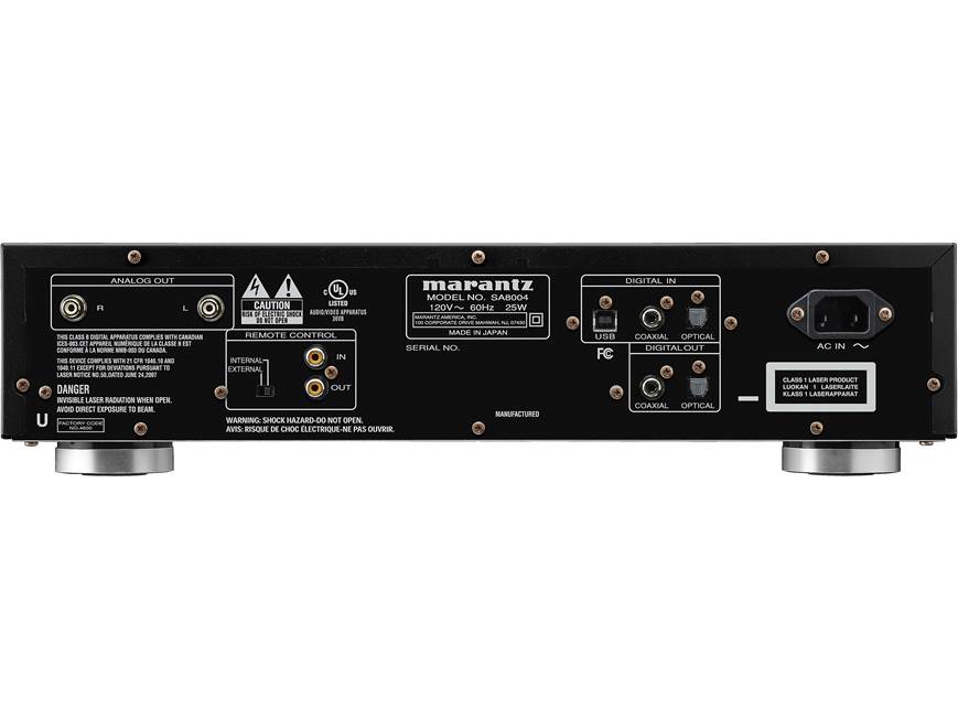 Marantz SA8004 Stereo SACD/CD player/DAC at Crutchfield