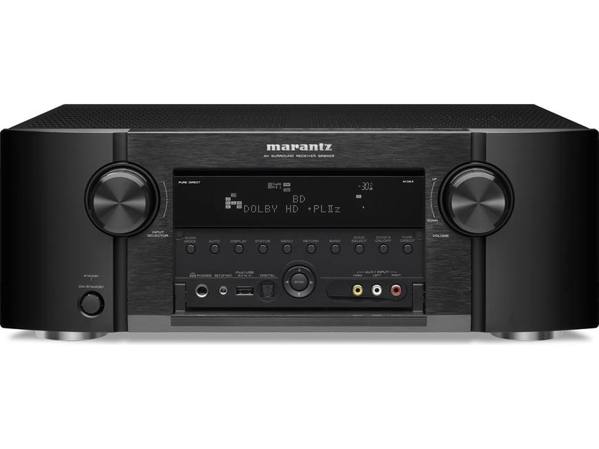 Marantz SR6005 Home theater receiver with 3D-ready HDMI switching