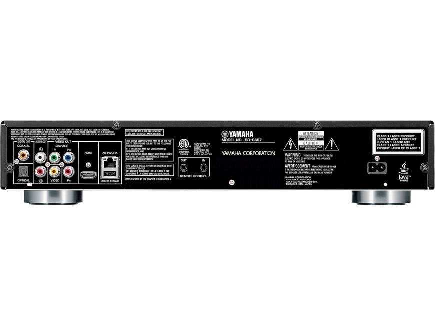 Yamaha BD-S667 Internet-ready Blu-ray player at Crutchfield