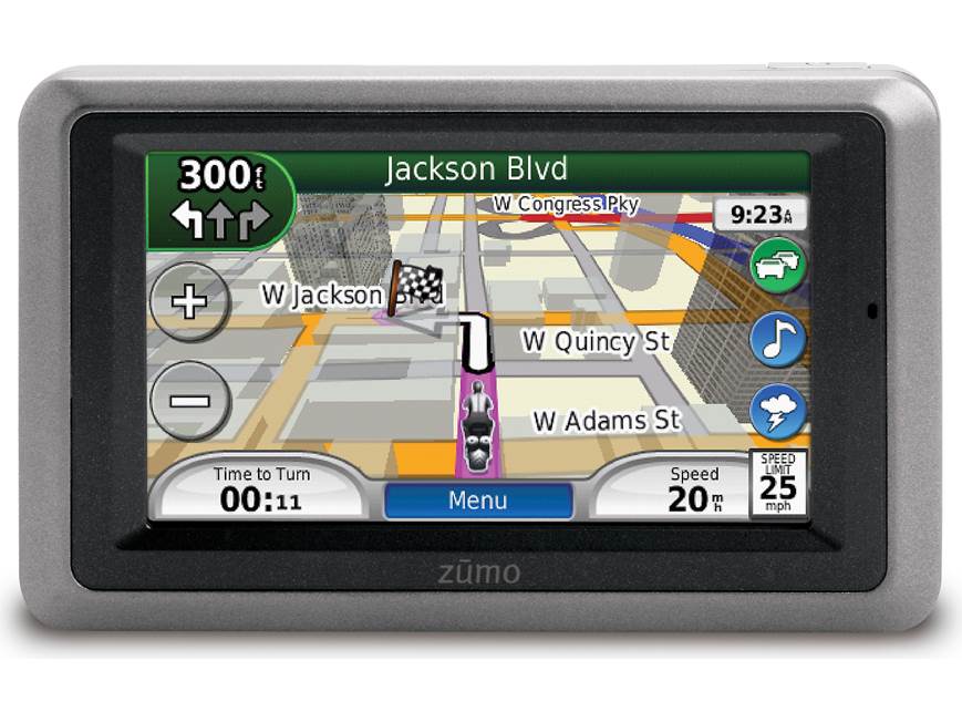 Garmin zumo® 665 Portable motorcycle navigator at Crutchfield