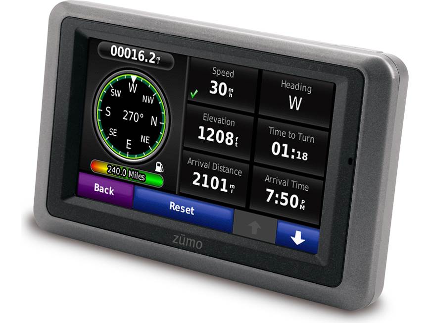 Garmin zumo® 665 Portable motorcycle navigator at Crutchfield